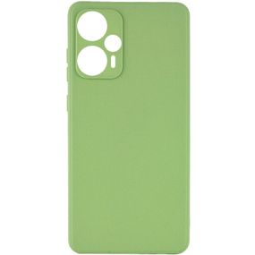 Силиконовый чехол Candy Full Camera для Xiaomi Poco F5 / Note 12 Turbo Фисташковый