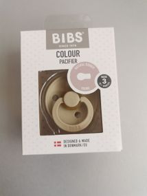 Соска пустушка Bibs Colour round 18+ міс 3 розмір Vanilla