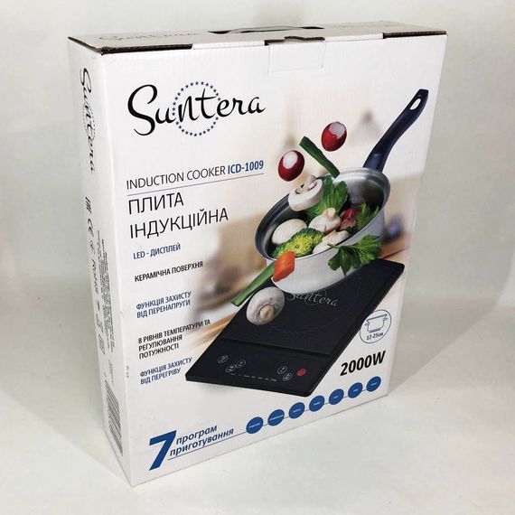 Электроплита инфракрасная настольная Suntera ICD-1008 | Электроплита FZ-233 бытовая электрическая | Зображення 6