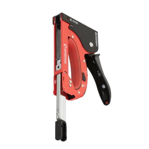 Степлер будівельний під скобу 11.3*0.7*4-14 мм INTERTOOL RT-01031 | Зображення 5