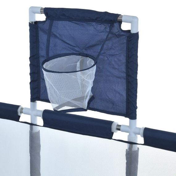 Дитяче ліжко-манеж MR 1338-BL, з баскетбольним кільцем | Зображення 1