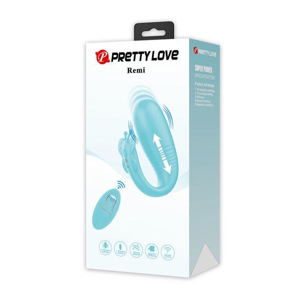 Вібростимулятор PRETTY LOVE Remi, 10 vibration functions, Silicone Sex Aura | Зображення 7