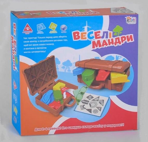 Розвиваюча настільна гра "Веселі мандри" UKВ-В 0044 Fun Game (6904660517493)