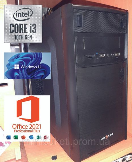 Персональный компьютер (ПК) Intel Core i3-10105/ASUS PRIME H510M-A/8хDDR4/Samsung SSD 256 | Зображення 1