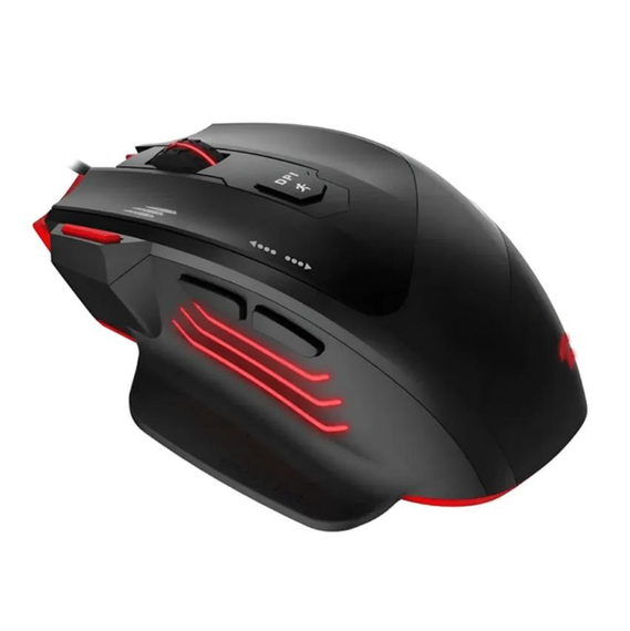 Ігрова дротова комп’ютерна миша JEDEL GM1070 Black з RGB підсвічуванням, | Зображення 3