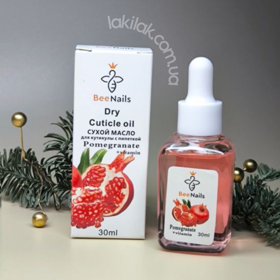 Сухое масло для кутикулы Bee Nails (гранат) 30 мл