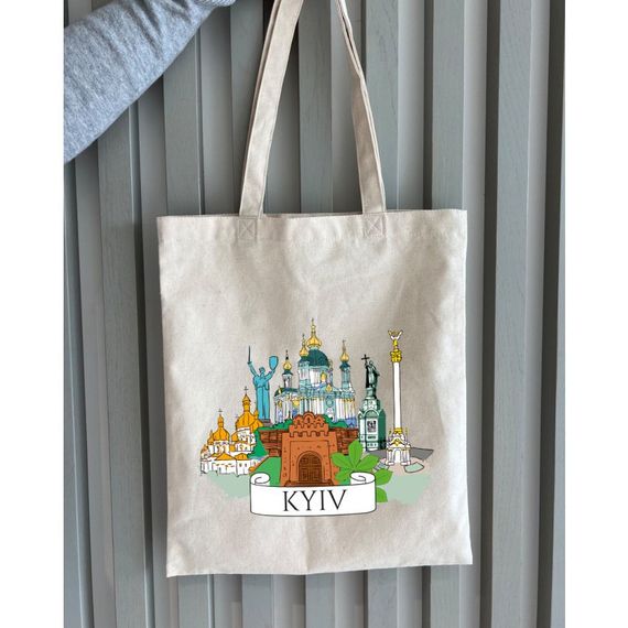 Екошопер Букопт BK4070 "Київські пейзажі" бежевий | Зображення 5