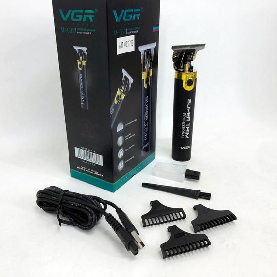 Многофункциональная аккумуляторная машинка для стрижки VGR, Машинка для стрижки волос беспроводная KM-95 | Зображення 9