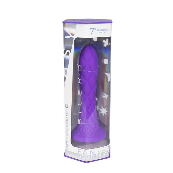 Фаллоимитатор SilexD Fantasy Liquid Silicone Dreamy 7in Purple Sex Aura | Зображення 8