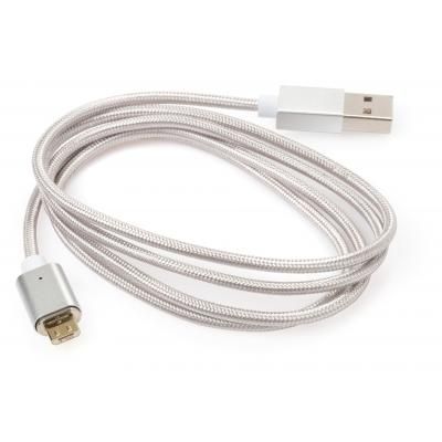 Дата кабель USB 2.0 AM to Micro 5P 1.0m Magnetic Vinga (VCPDCMMAG1S) (VCPDCMMAG1S) | Зображення 2
