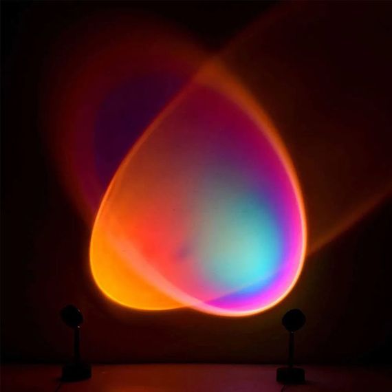 Лампа Атмосферная Проекционный Светильник ЗАКАТ Atmosphere Sunset XK-447 Lamp Q07 | Зображення 6
