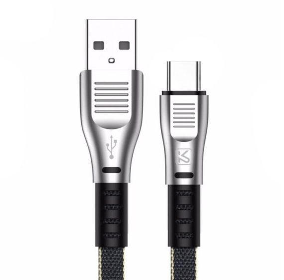USB кабель плаский Kaku KSC-100 USB - Type-C 1.2m / 2.8A - Grey