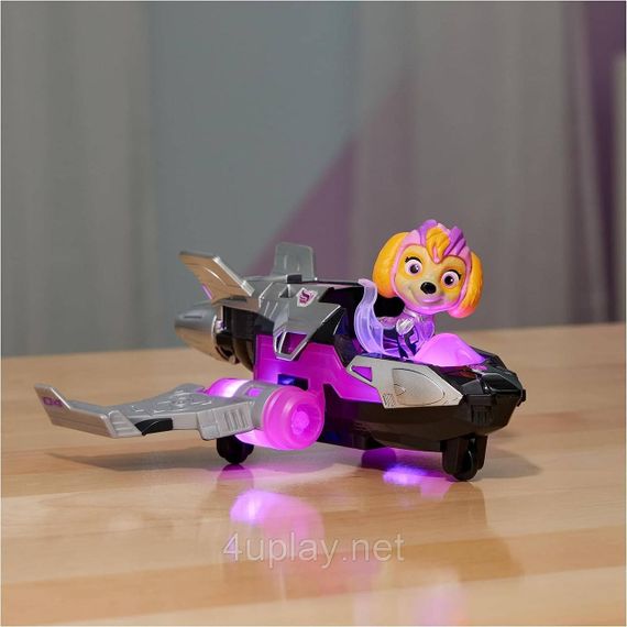 Щенячий Патруль Мегакіно 2023: Літак та фігурка Скай. Paw Patrol Skye Mighty Movie Jet. Світло, звук | Зображення 4