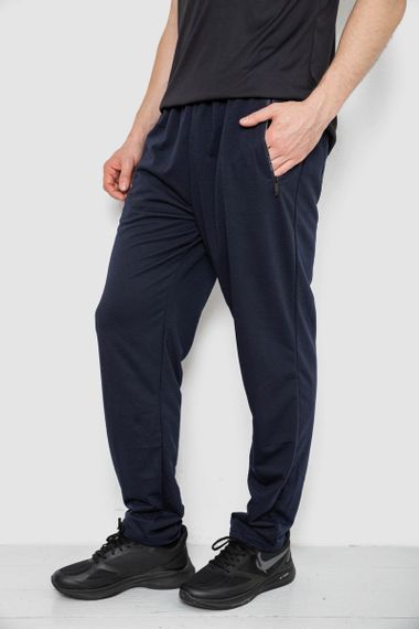 Спорт штани чоловічі, колір темно-синій, 244R401 | Зображення 2