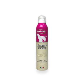 Шампунь-мус для собак та кішок для делікатного очищення Inodorina Shampoo Mousse Delicato 300 мл