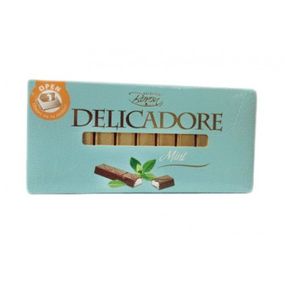 Шоколад молочний Delicadore Baron Mint (з м'ятою), 200 г