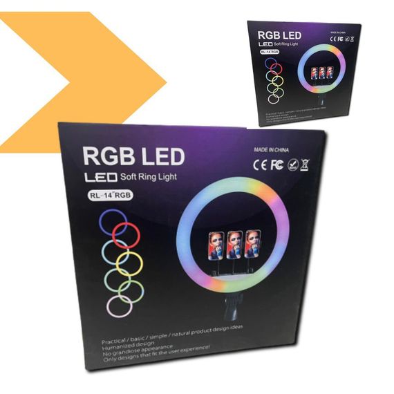 Кольцева лампа RGB XPRO RL-14 (RL-14 RGB_1289) | Зображення 1