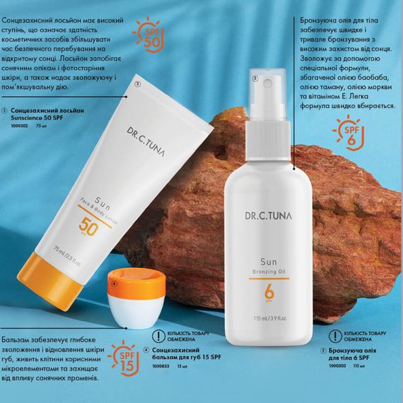 Сонцезахисний лосьйон для обличчя та тіла 50 SPF Farmasi 150 мл | Зображення 5