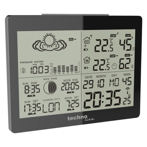 Метеостанція Technoline WS6760 Black (WS6760) | Зображення 2