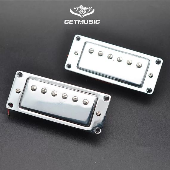 Пара хромових синглів P 90 датчики для електрогітари Fender Gibson Cort Ibanes Shur LTD ESP хамбакери | Зображення 2