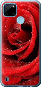 Чехол на Realme C25Y Красная роза "529u-2553-17620"
