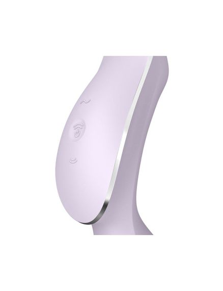 Вакуумний стимулятор з вібрацією Satisfyer Curvy Trinity 2 Violet | Зображення 2