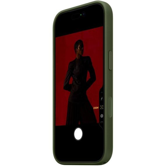Чехол тканевый TechWoven (AAA) NEW with MagSafe and Animation для Apple iPhone 17 Pro Max (6.9") Green | Зображення 1