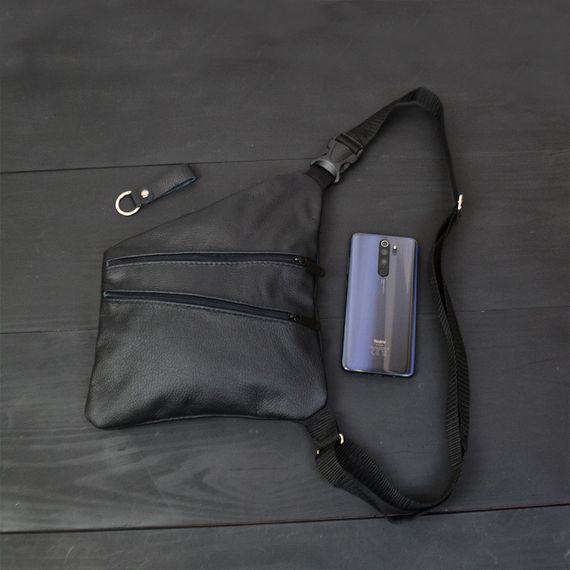 Чоловіча сумка через плече нагрудна, Чоловічі сумки через плече, Чоловіча міська сумка крос-боді SE-54 | Зображення 2