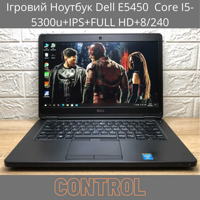 Ігровий Ноутбук Dell E5450 Core I5-5300u+IPS+FULL HD+8/240