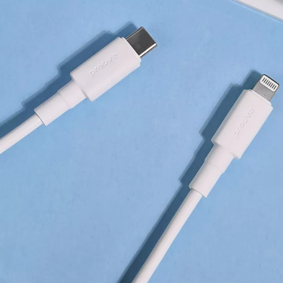 Кабель Proove Small silicone usb to type-c 1m 3a белый | Зображення 4