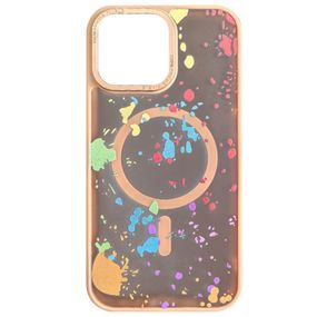 Чехол TPU+PC Flush with MagSafe для Apple iPhone 13 Pro (6.1") Desert gold