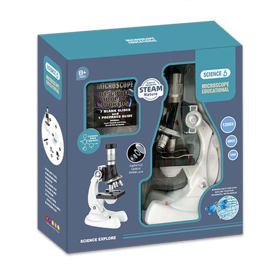 Дитячий вертикальний мікроскоп 3303 Black / White | Зображення 4