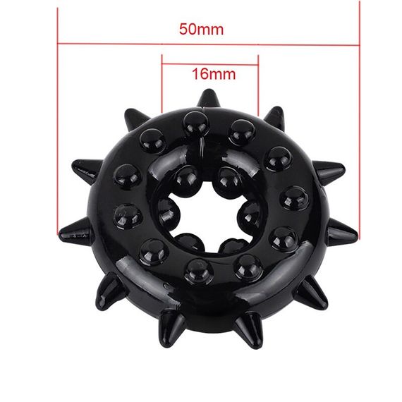 Эрекционное силиконовое кольцо с шипами | Зображення 8
