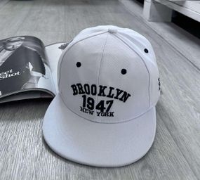 Кепка снепбек (Snapback)  Brooklyn 1947 NY Білий 56-61р (9021)