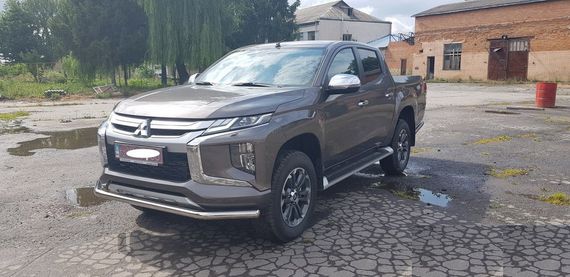 Передній захист ST008 (нерж) для Mitsubishi L200 2015-2024 рр | Зображення 2