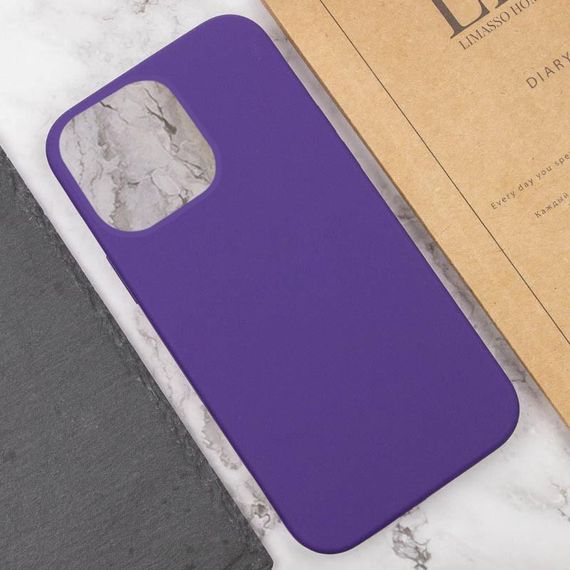 Чехол Silicone Case Full Protective (AA) NO LOGO для Apple iPhone 16 (6.1") Фиолетовый / Amethyst | Зображення 4