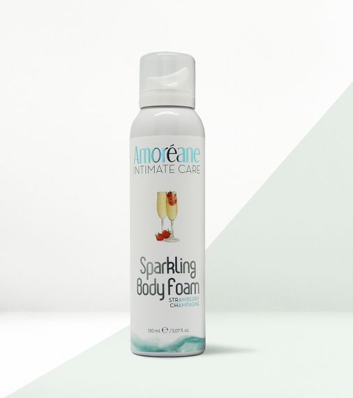Хрусткий мус для тіла - Amoreane Strawberry Champagne, 150 мл sexstyle