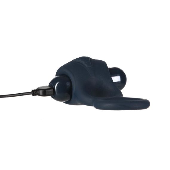 Подвійне ерекційне кільце з вібрацією Lux Active-Triad - Vibrating Dual Cock Ring, пульт ДК | Зображення 4