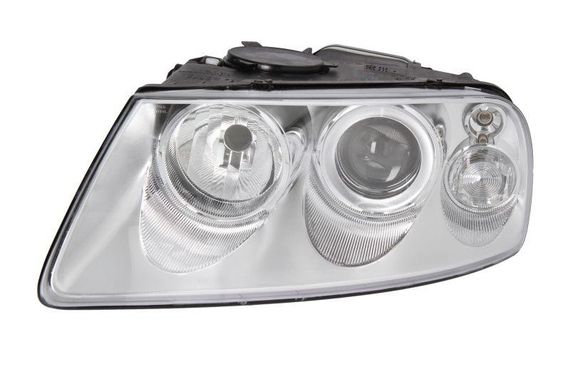 Фара Передня Volkswagen Touareg 2002 - Ліва H7/H9, Автом. Рег., З Мотором 441-1184Lmld-Em Дорестайл | Зображення 1