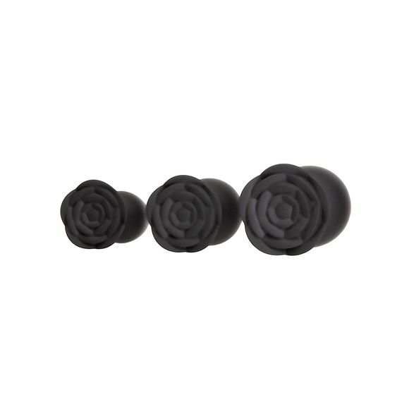 Набор силиконовых анальных пробок BMS Roses Til’ Dawn Silicone Anal Plug Kit (поврежденная упаковка!!!) | Зображення 2
