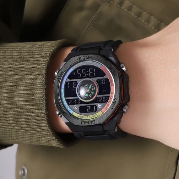 Чоловічий годинник Skmei 2209CLRD Colorful-Red | Зображення 2
