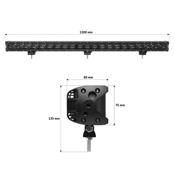 Світлодіодна фара-люстра StarLight 210watt 10-30 V IP68 (lsb-lens-210)