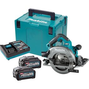 Пила дискова ручна акумуляторна Makita HS004GM202 (190 мм, 6000 хв-1, 62.5 мм, BL, AWS, XGT)