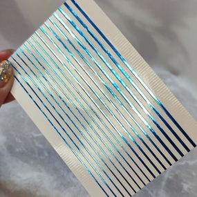 Голубая гибкая лента для дизайна ногтей