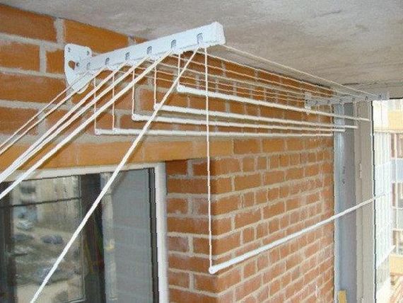 Сушарка для білизни настінно-стельова Floris (Флоріс) Lift 120 см | Зображення 2