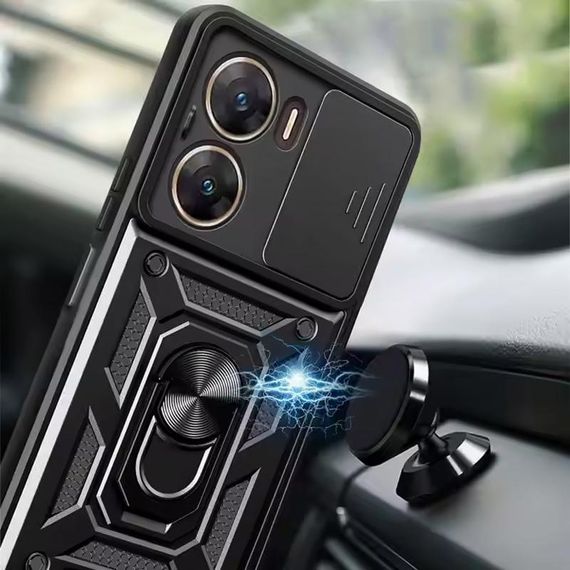 Чехол Ummi Camshield Serge Ring для Xiaomi Poco X7 Pro Черный | Зображення 2