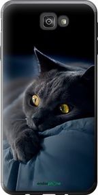 Чохол на Samsung Galaxy J7 Prime Димчастий кіт "825u-610-2448"