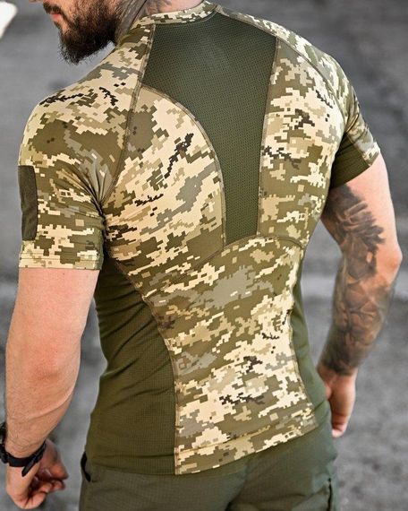 Компресійна потоотвідна футболка elit force SSO піксель ОЛ7259 | Зображення 3