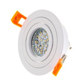 Светильник врезной  поворотный HDL-DT 108/1 MR16 WH