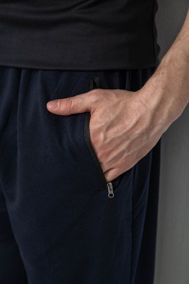 Спорт штани чоловічі, колір темно-синій, 244R41250 | Зображення 4